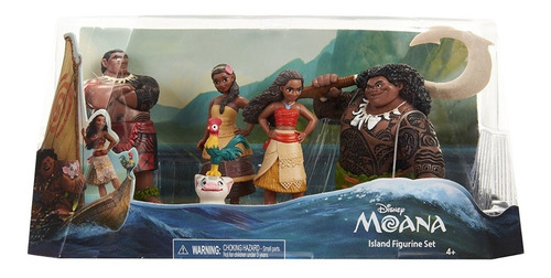 Set De Figurines De La Isla Moana Maui 5 Piezas Disney