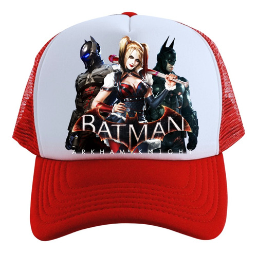 Gorra Batman Arkham Knight Series Geeks Red Truckers