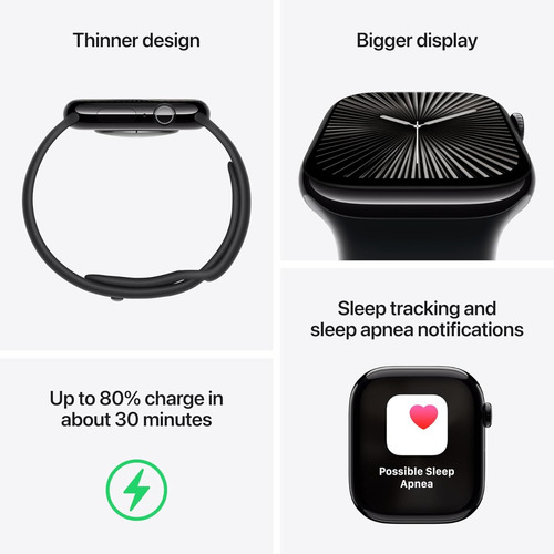 Apple Watch Series 10 Gps 42mm Aluminum Case Sport Loop