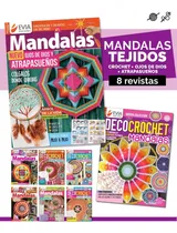 Comprar 8 Revistas Evia Mandalas Crochet Atrapasueños Ojos De Dios