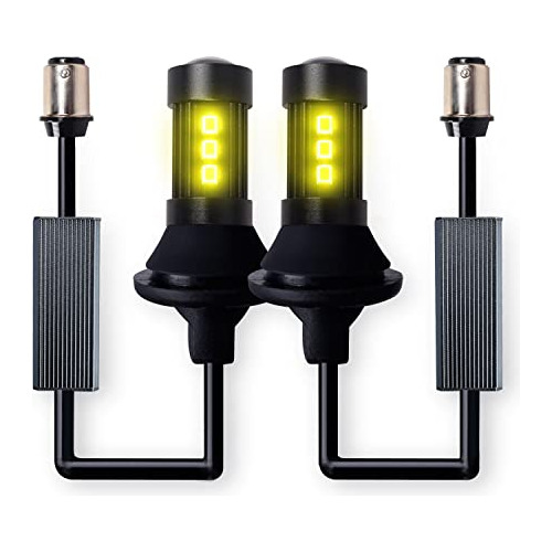 1157 Error Free Led Turn Signal Light Bulbs Amber Outpu...