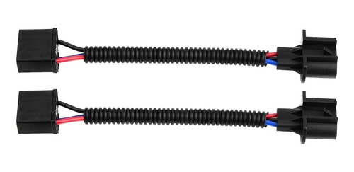2 Unids H4 Hembra A H13 Macho Adaptador De Conversión De Far