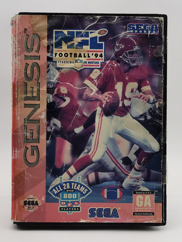 Nfl Football 94 Joe Montana Sega Genesis * R G Gallery