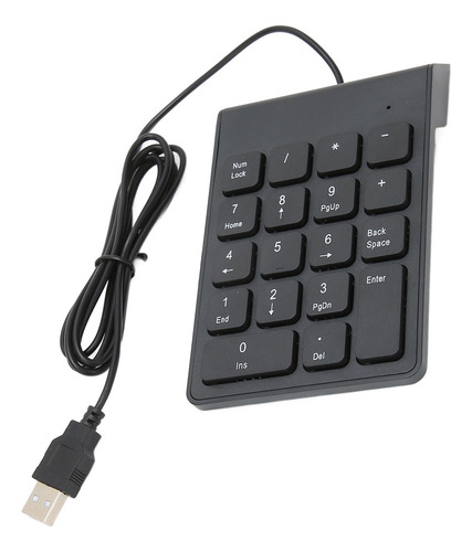 Teclado Numérico Usb Mini 18 Teclas Teclado Numérico (negro)