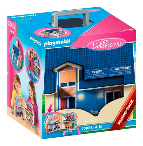 Playmobil 70985 Casa De Munecas Maletin Plegable