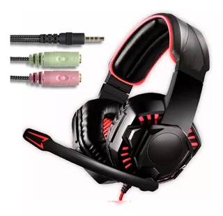 Headset Gamer Barato Com Microfone E Led Para/ Pc Xbox Ps4