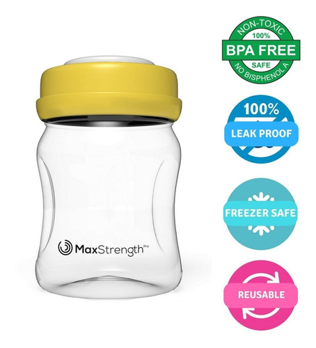 Botellas De Leche Materna 6pc Conjunto De Fugas Con Tapas A