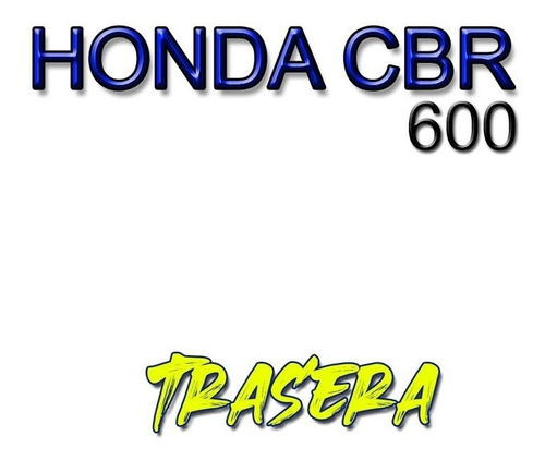 Balatas Cbr-250/600 Traseras