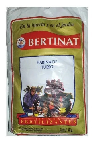 Harina De Hueso Fertilizante Bertinat 1 Kg