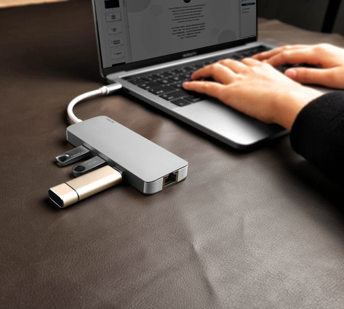 Imagen 4 de 4 de Hub Usb Tipo C, 8 En 1, Para Mac / Windows