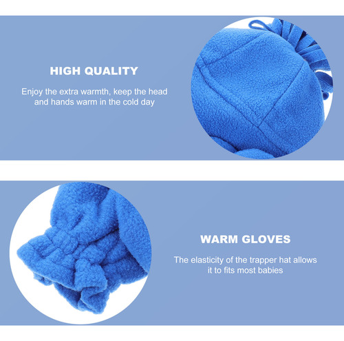 1 Juego De Gorro De Invierno Y Guantes Para Bebés, Gorro Con