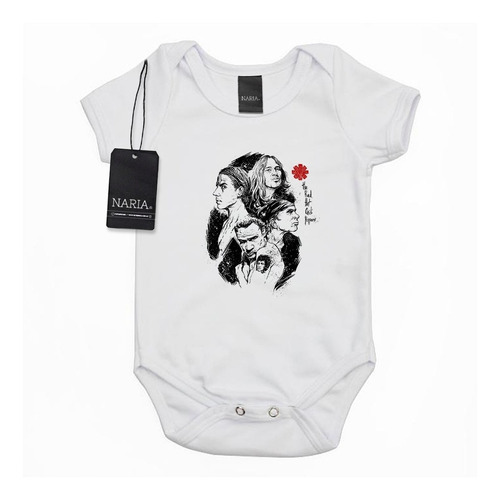 Body Bebe Manga Corta Red Hot Chili Peppers Art Logo - Murh3