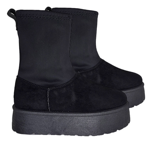 Botas Con Plataforma Para Invierno Calentitas De Mujer