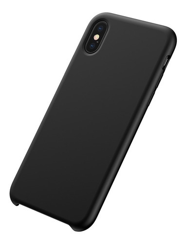 Carcasa Para iPhone XS Max Texturizada Baseus - Color Negro LSR