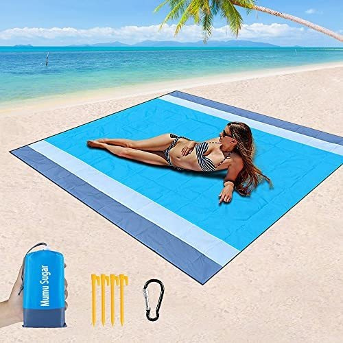 Mumu Sugar Sand Free Beach Blanket, Oversized 82  5vmgs