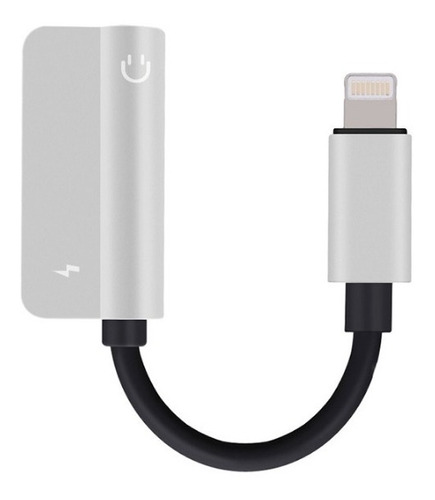 Cable Adaptador De Lightning A Jack 3.5mm Audio+ Carga Iphon