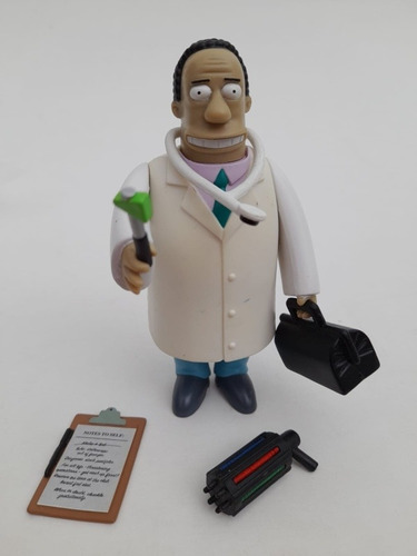 Doctor Hibbert Los Simpson (playmate) Con Accesorios Origina