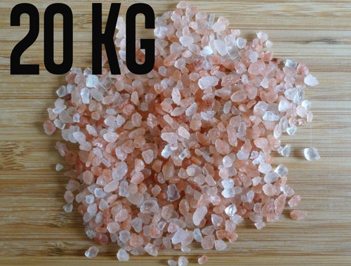 Sal Rosa Do Himalaia Grosso Importado Iodado 20 Kg Com Laudo