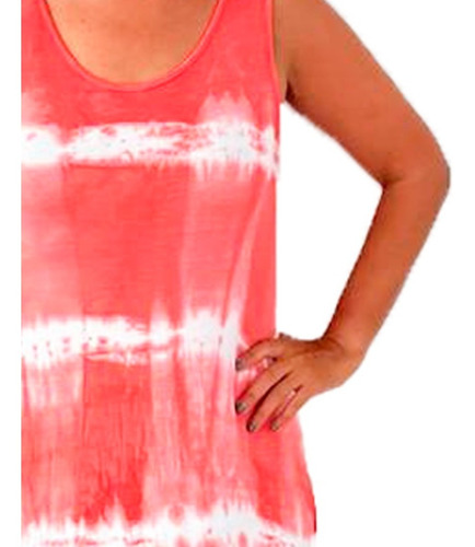 Imagen 3 de 7 de Vestido Batik Largo Azul