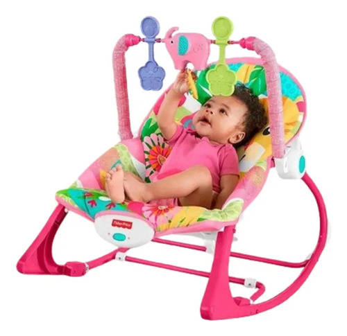 Silla Mecedora Portatil Crece Conmigo Fisher Price Para Bebe
