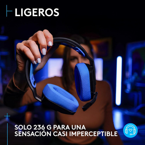 Auricular Logitech G Series G535 Pc Mac Ps4 Ps5 Azul