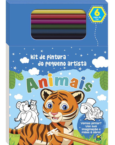 Libro Kit De Pintura Do Pequeno Artista: Animais De Brijbasi