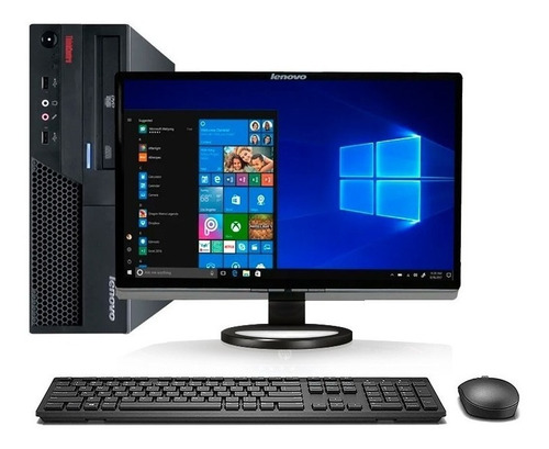 Imagem 1 de 10 de Computador Pessoal Monitor Lenovo M58 4gb Ssd 240 W10