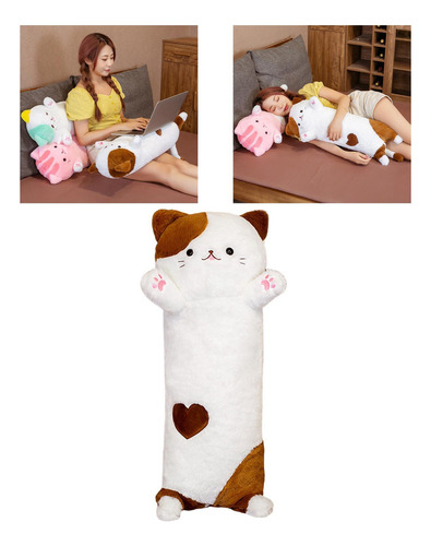 Almohada Creativa Larga Para Gatos, Almohada Para Abrazar,