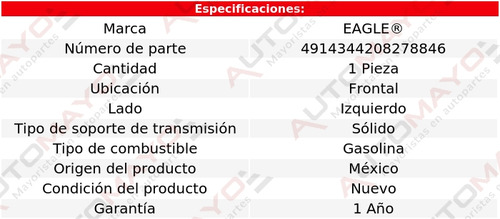 Tacón Transmisión Del Izq Grand Voyager 3.8l V6 2001-2008