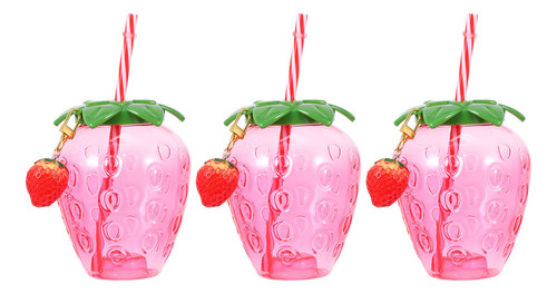 Vasos Desechables Para Fresas Y Frutas, 3 Unidades