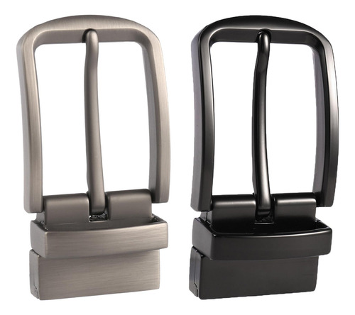 2 Hebillas De Cinturón De Metal Para Hombre, Hebilla De