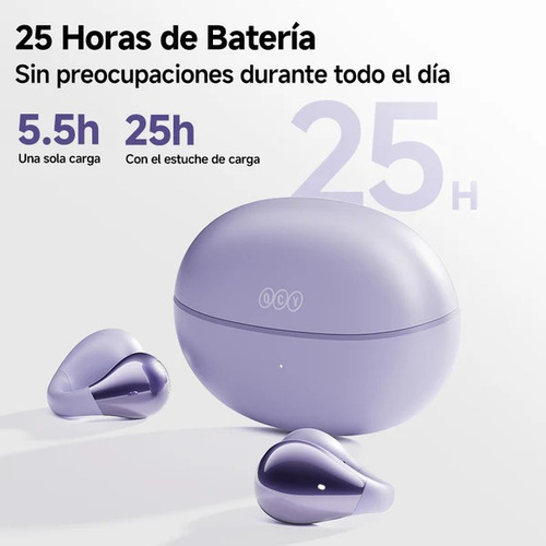 Auriculares Qcy Crossky C30 Negro