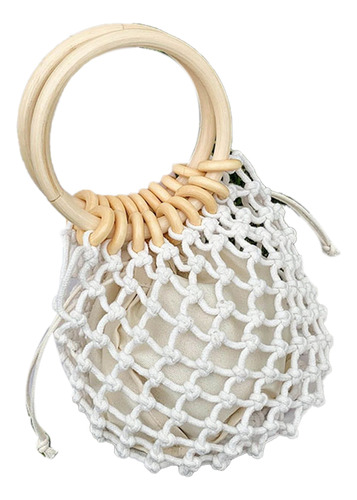 Bolso Tejido A La Moda Para Mujer Y Niña, Estilo Playa, Mang