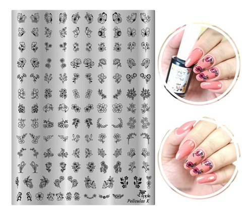 Placae Para Carimbo De Decoração De Unhas Peliculas X