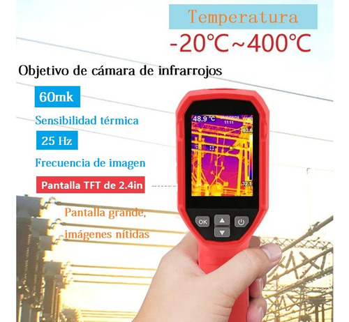 Cámara Termográfica Infrarroja Uni-t Uti120s For Inspección