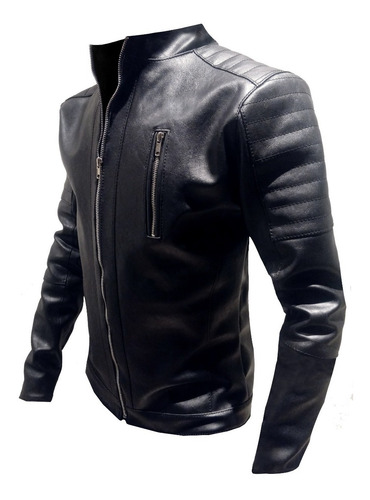 Campera Class Cuero Eco Hombre