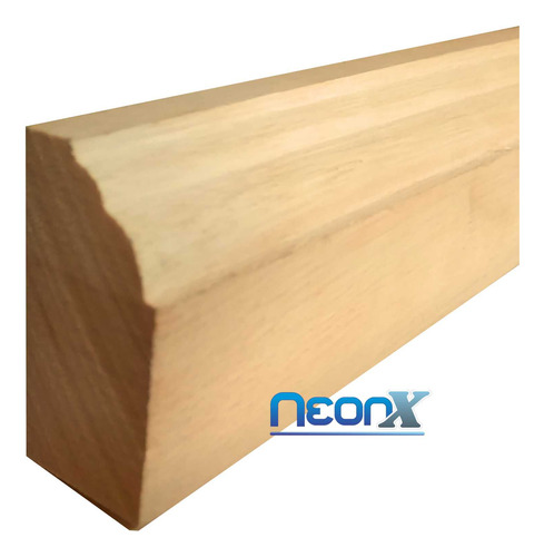 Rodapé 7 Cm Em Madeira Maciça Duo Italy Neonx (metro Linear)