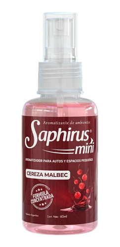 Aromatizador Mini Concentrado 60 Ml Saphirus Auto,casa