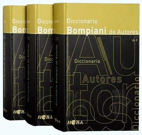 Diccionario Literario Bompiani De Autores 3 Tomos Y Apendice