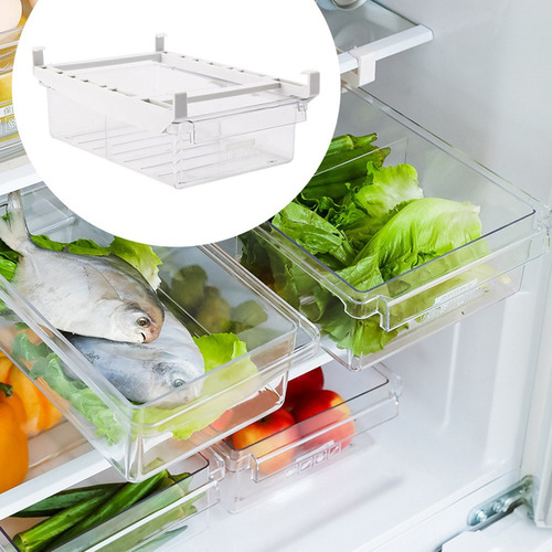 Contenedor Acrílico De Almacenamiento De Frigorífico L