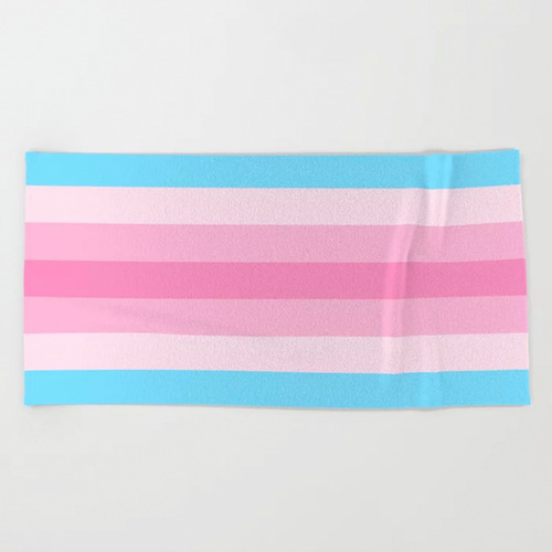 Toalla Pride Flags Orgullo Lgtbiq+ Microfibra Secado Rápido Color Transexual Transexual