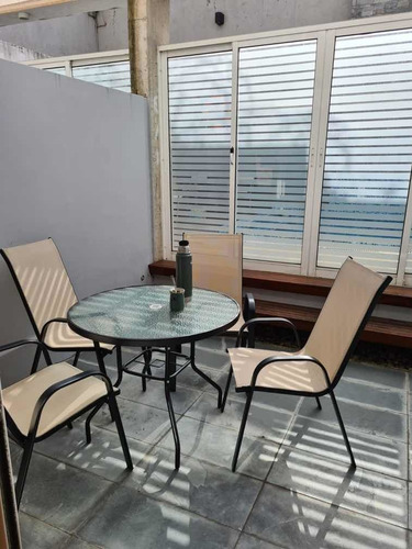 Alquiler Monoambiente Amueblado Con Patio A 1 Cuadra Rambla