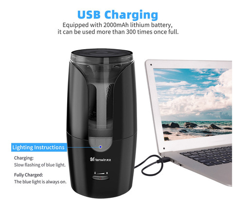 Para Apontador De Lápis Elétrico Automático