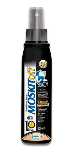 Moskitoff Icaridina Repelente Spray 100ml Farmax