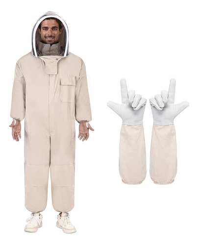 Traje De Apicultor Zmhbkps, Talla Xl (169.8 A 180 Cm)