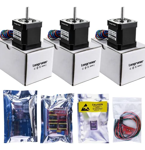 Impresora 3d Kit Cnc Controlador Con Motor Paso A Paso Nema1