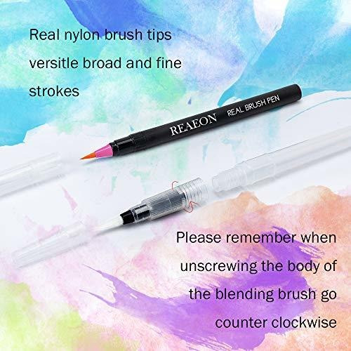 Plumas De Pincel Para Acuarela, Pluma De Pincel Real, 24 Mar