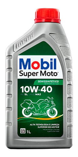 Aceite Mobil Super Moto 4 Tiempos 10w40 1 Litro