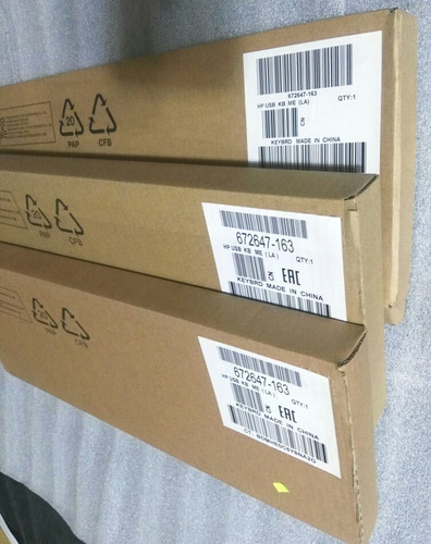 Teclado Hp Interfaz Usb Modelo Ku-1156 En Español L.a. Teclado Negro Idioma Español Latinoamérica