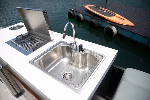 Lancha Ventura Pontoon 250 Zero V-cat Vcat Fluvimar Solara